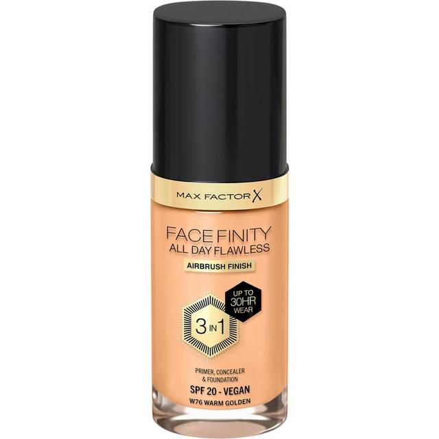 Max Factor Facefinity All Day Flawless 3 in 1 Foundation SPF20 #W76 Warm Golden