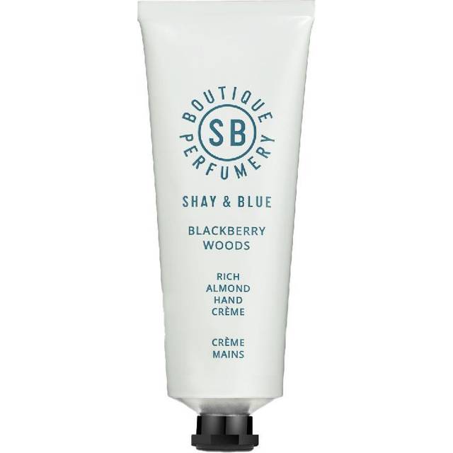 Shay & blue rich almond hand creme in blackberry woods