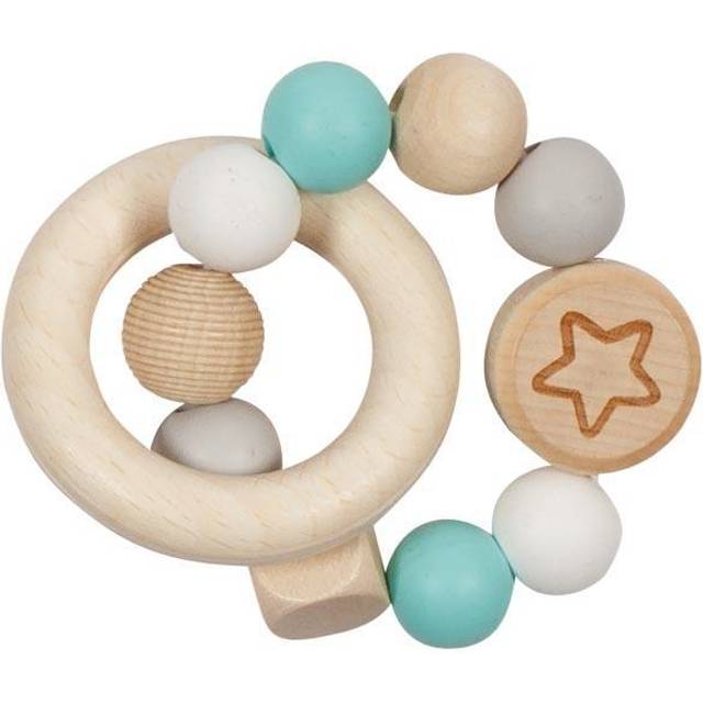 Goki Rangle med træperler-Stjerne