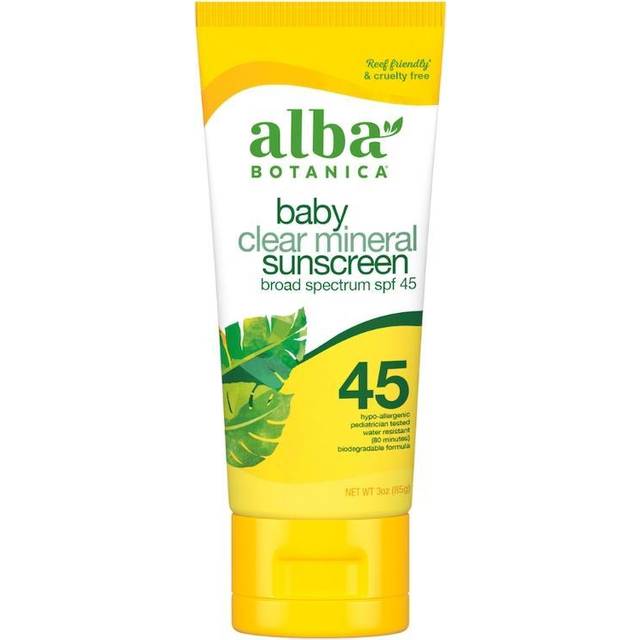 Alba Baby Clear Mineral Sunscreen SPF45