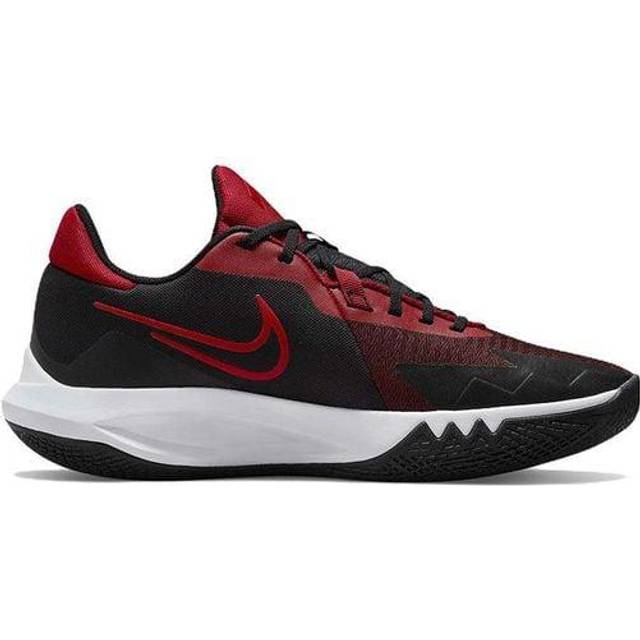 Nike Precision 6 Basketskor för män, Flerfärgad Black University Red Gym Red, 40.5 EU