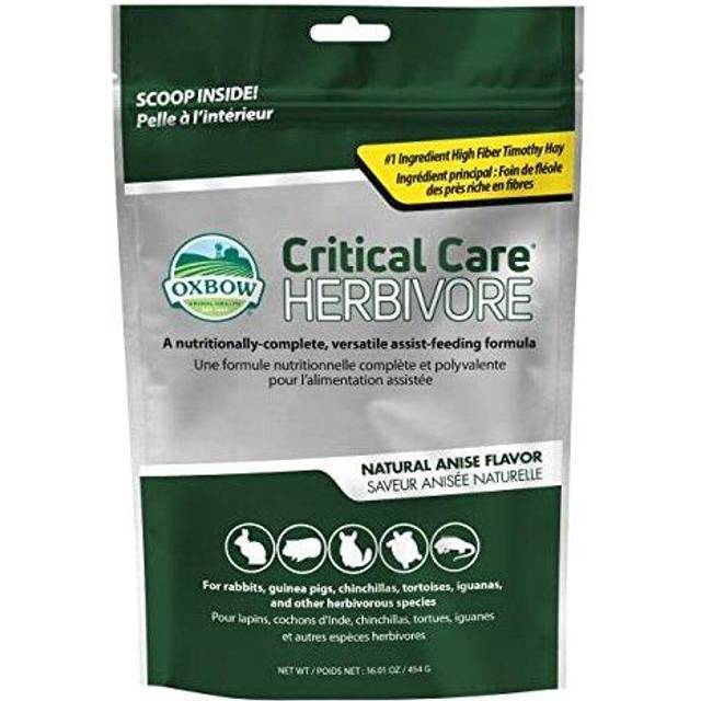 Oxbow Animal Health Critical Care, Herbivore, anissmak, 454 grampåse, 70104