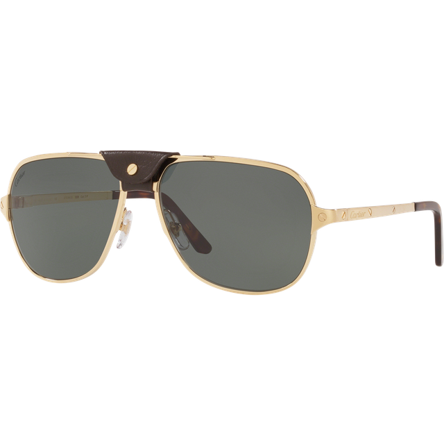 Cartier Mens Gold Ct0165s Sunglasses 14cm - GOLD