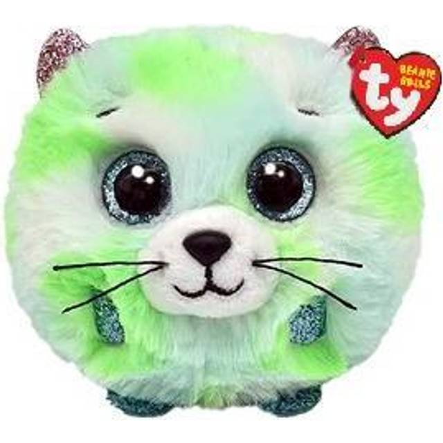 Ty Puffies Beanie Balls - Evie Cat, none