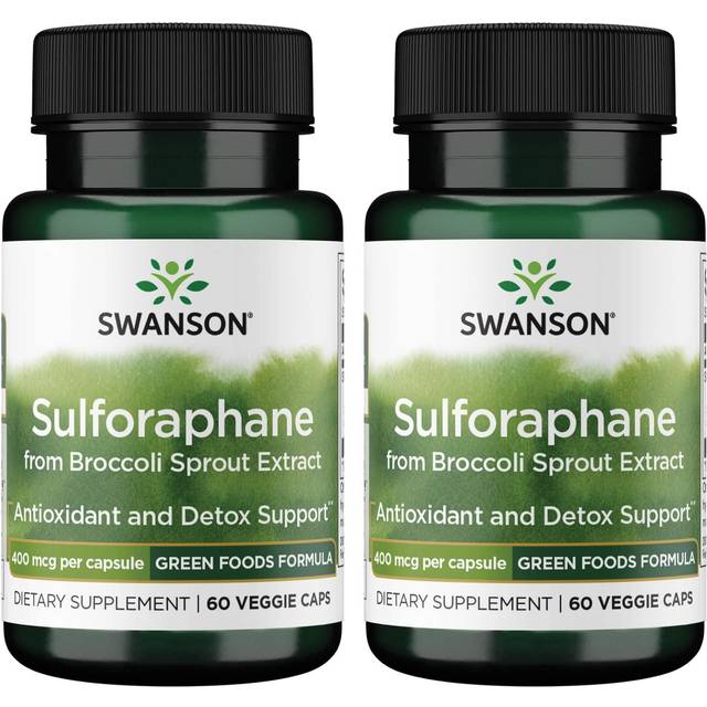 Swanson  Sulforaphane from Broccoli Sprout Extract  400 mcg  60 Vegan Caps