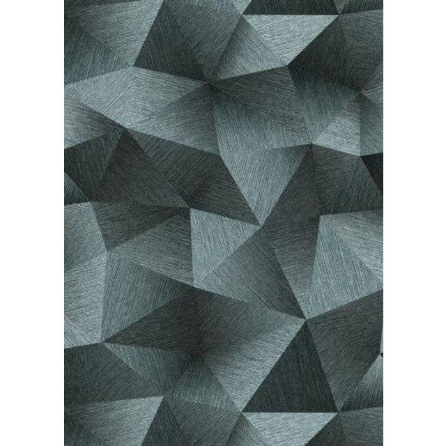 Erismann Designer Luxury 3D Diamond Green Vinyl Wallpaper - Erismann Wallpaper - 8.5 x 53 x 850cm