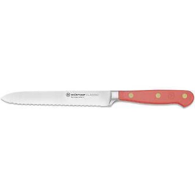 Wüsthof Classic Colour Serrated Utility Knife 14cm Coral Peach (WT1061708314)