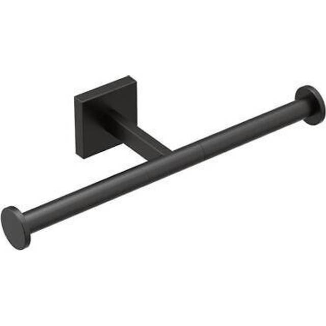 Moen BP1888BL Triva Double-Post Toilet Paper Holder  Matte Black