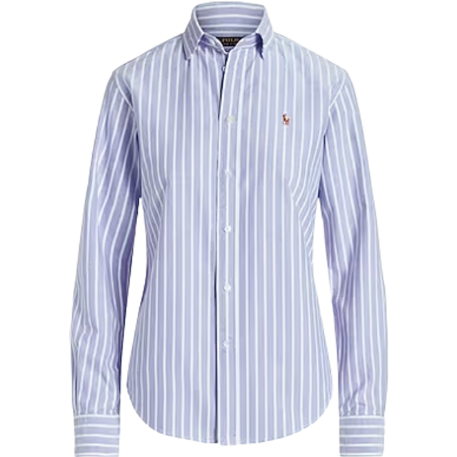 Polo Ralph Lauren för kvinnor. 211891377001 Blå Oxfordskjorta (36), Casual, Bomull, Klassisk, Lång ärm (36)