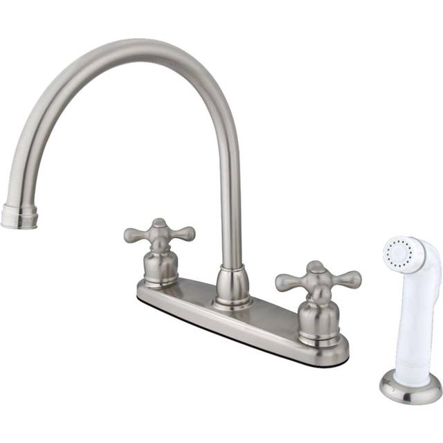 Kingston Brass KB728AX Vintage Centerset Kitchen Faucet  Brushed Nicke