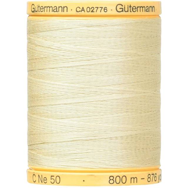 Gutermann Natural Cotton Thread Solids 876yd  Burlap Beige