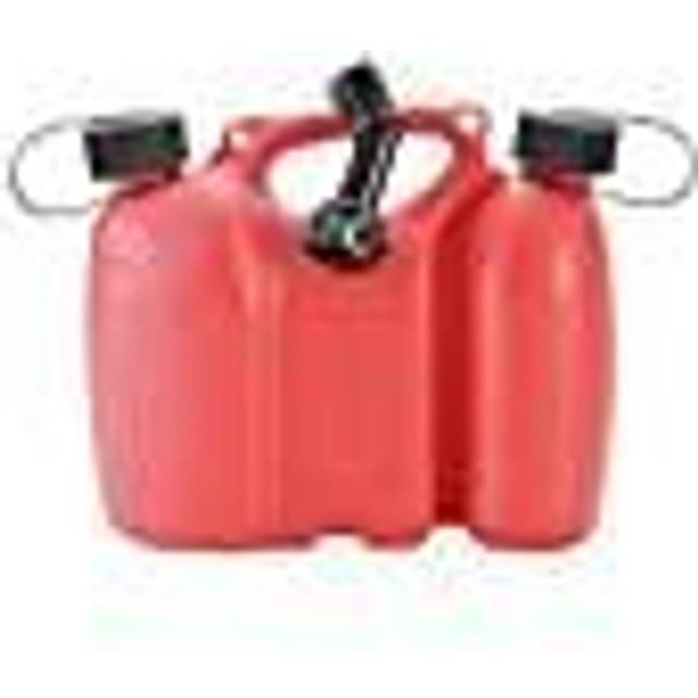 Kraftstoffdoppelkanister, Inh.5,5+3l rot HDPE