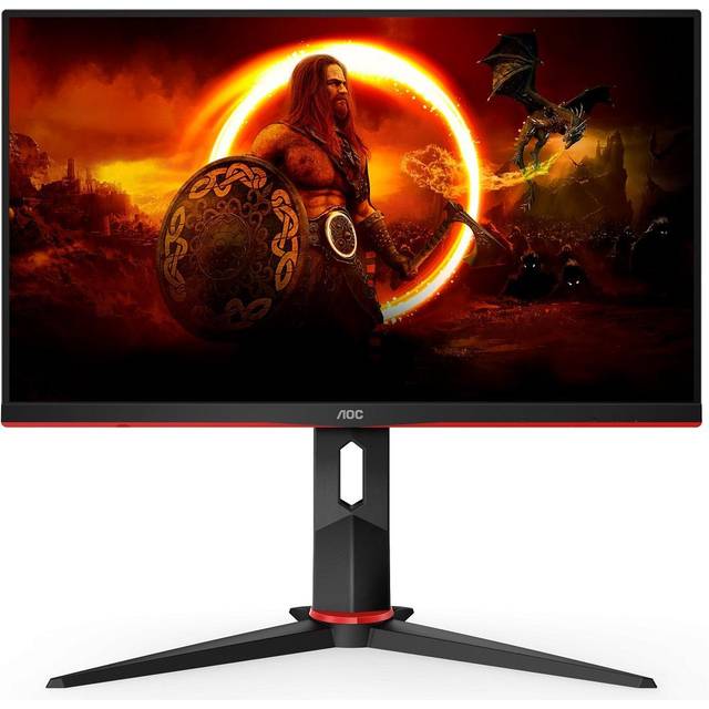 Aoc Q24G2A/BK PC-skärm 24" spelmonitor - IPS - QHD - 1ms - 165Hz - G-Sync-kompatibel