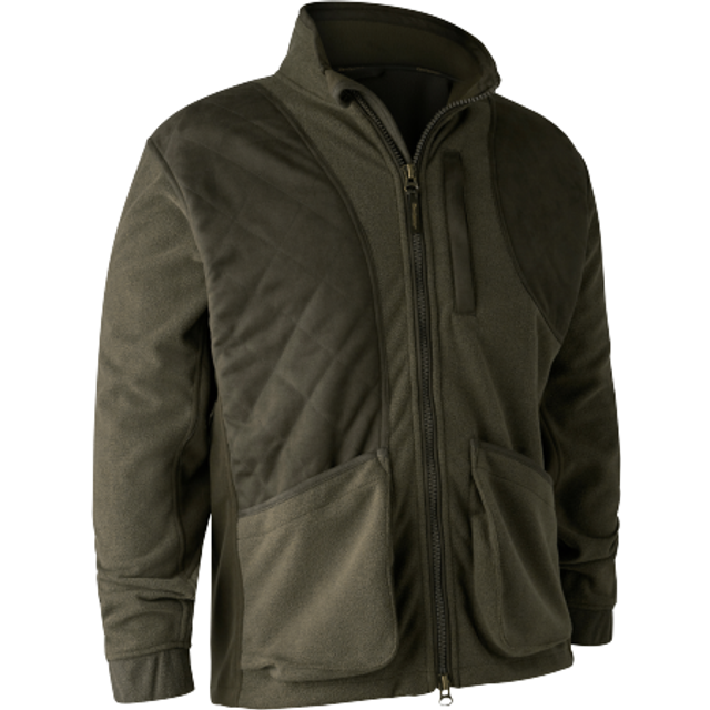 Deerhunter Gamekeeper Bonded Fleecejacka Herr Graphite Green Melange M (2XL)