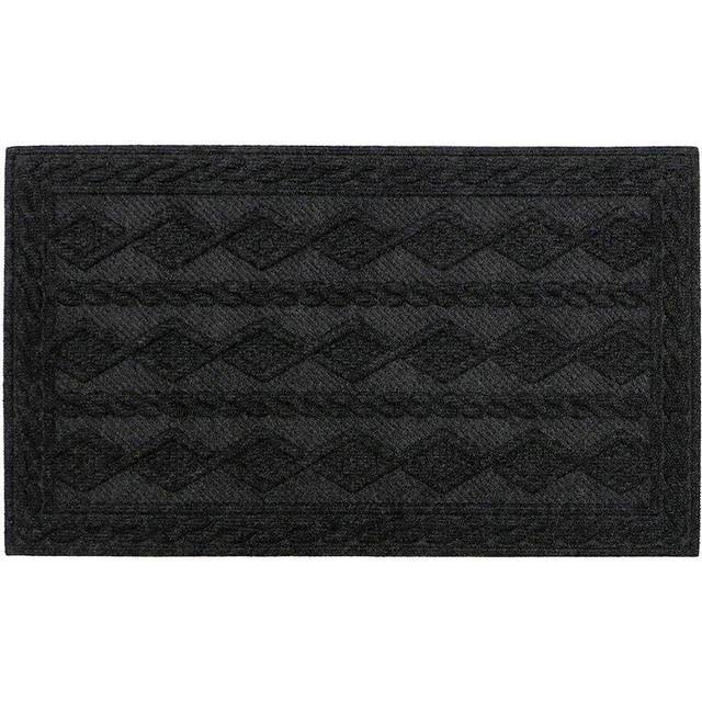 Non-Slip Outdoor Mat - Charcoal (Rectangle W45 x L75 cm)