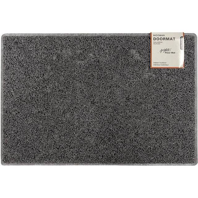 Plain Doormat - Grey - 60cm x 90cm