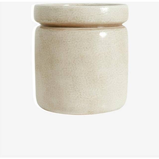 Nordal - ISA Pot - Blomkruka - Sand - H: 27,50. D: 25 cm