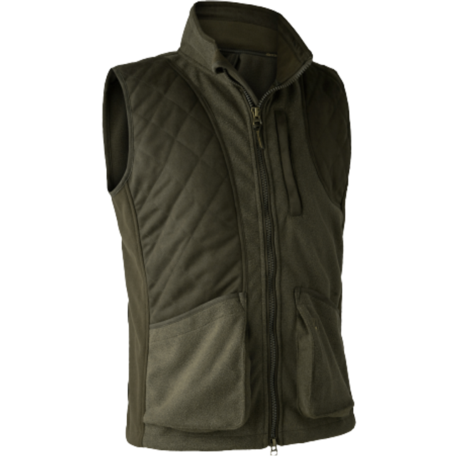 Deerhunter Wingshooter Fleece Waistcoat - Graphite Green