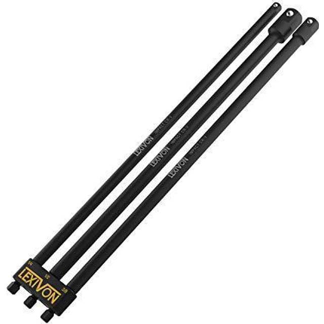 LEXIVON Impact grade Socket Adapter Set  12 Extension Bit With Holder