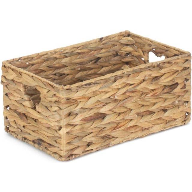 Shallow Water Hyacinth Storage Basket - Small
