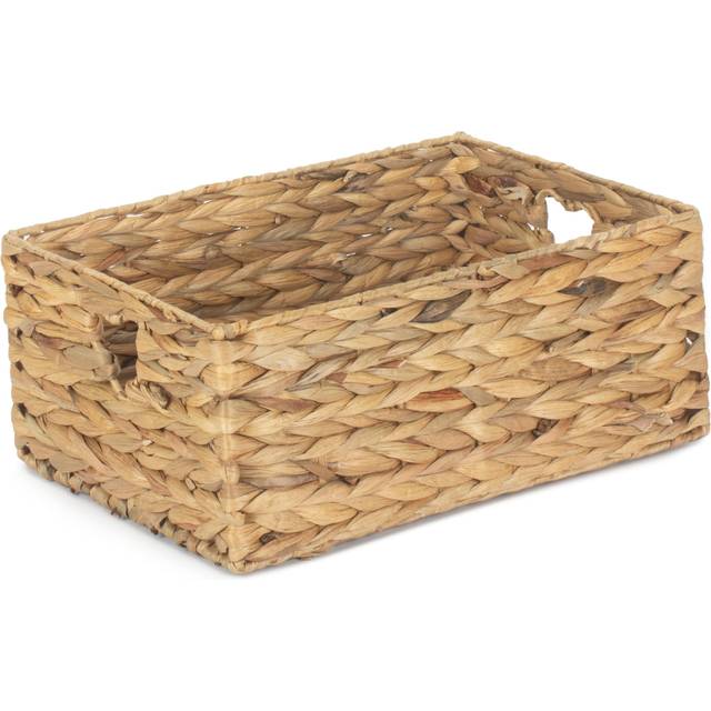 Shallow Water Hyacinth Storage Basket - Large