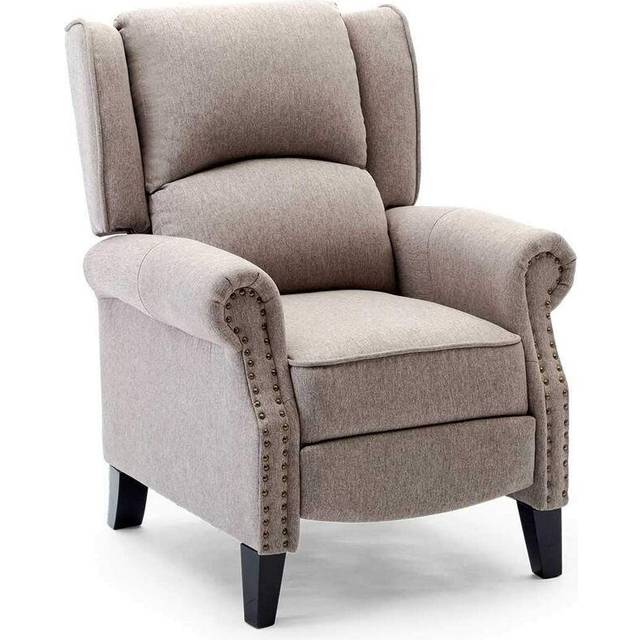 Charlotte Pushback Recliner Chair - Pumice