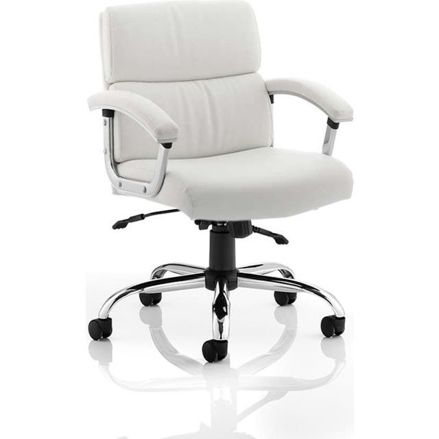 Desire Medium Executive Chair White With Arms