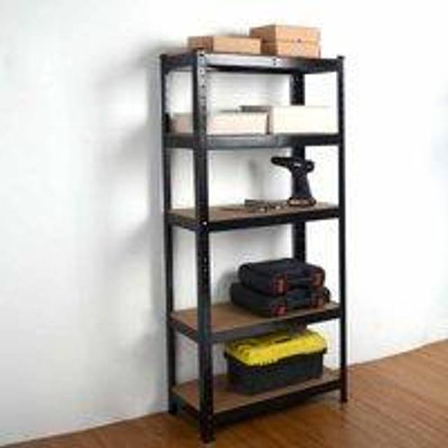 House of Home 5-Tier Black Heavy Duty Shelf