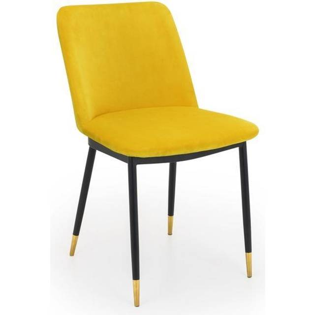 Julian Bowen Set med 2 Delaunay matstolar - Senap