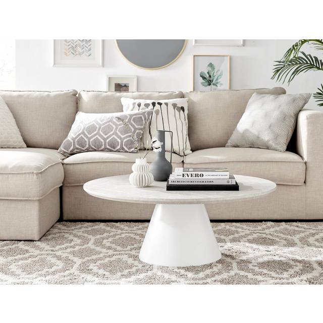 Palma Beige Stone Coffee Table - Stone