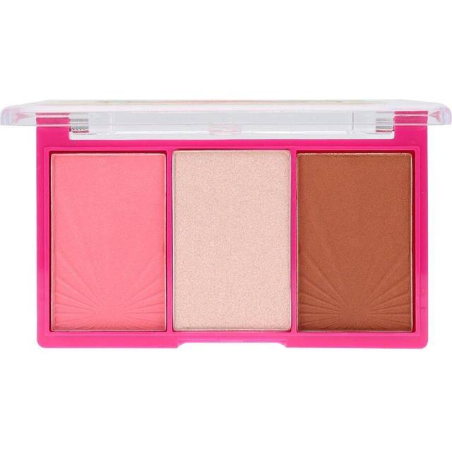 Sunkissed Hello Doll Face Trio 4.2g Blusher + 4.2g Highlighter + 4.2g Bronzer