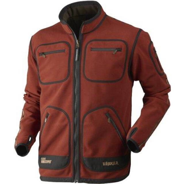 Härkila Kamko Windstopper Fleece Jacket Burnt Orange/Shadow Brown (XS)