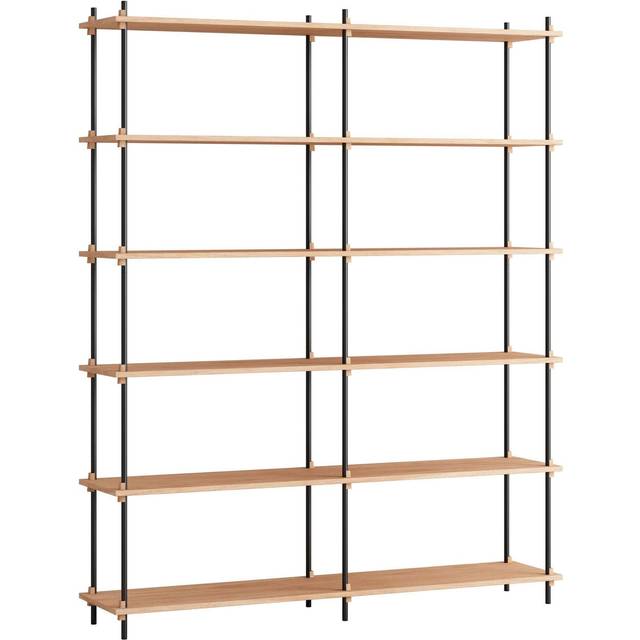 MOEBE - Etagère Shelving System - Bois naturel - MDF placage chêne