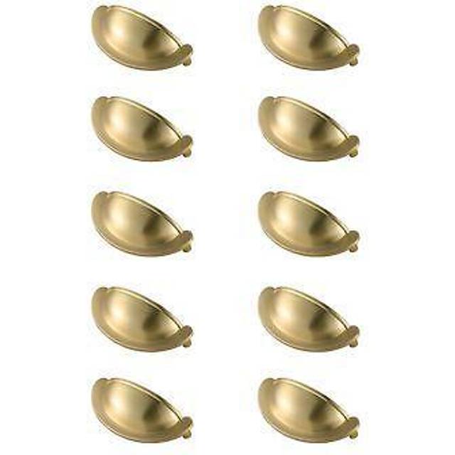 Claude 234 Center to Center Brushed Gold Cup Bar Pull Multipack set of 10