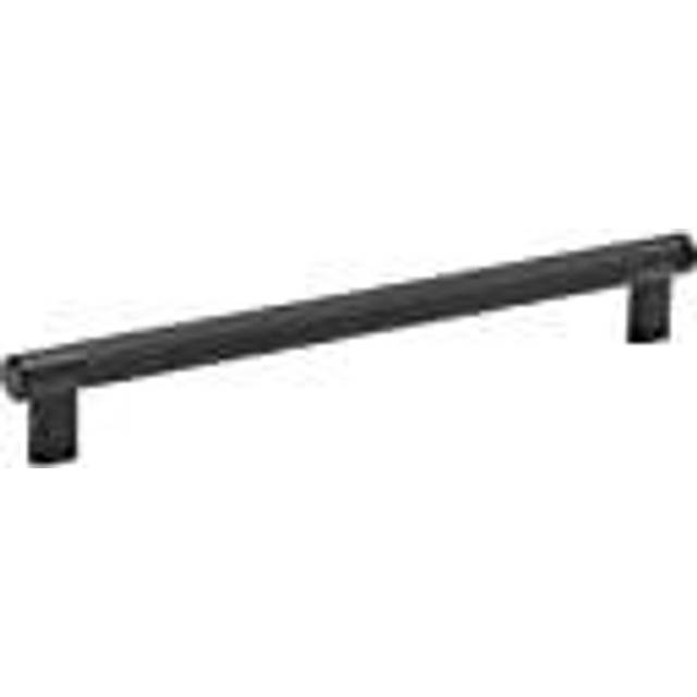 Amerock | Kitchen Cabinet Pull | Black Bronze | 10-1/16 in (256 mm) Center-to-Center | Bronx | 1 Pack | Furniture Hardware | Cabinet Handle | Bathroom