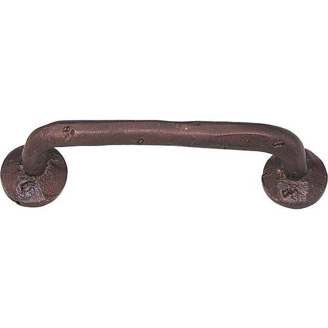 Emtek 86056FB 4 in. Center to Center Bronze Rod Cabinet Pull, Flat Black