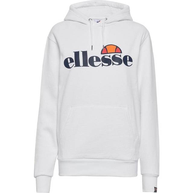 Ellesse Womens Torices Logo Overhead Hoodie White