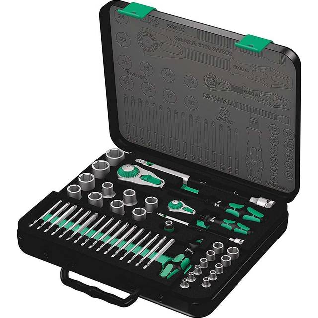 Wera 8100SA/SC2 Zyklop 43-Piece Multifunction Metric Ratchet