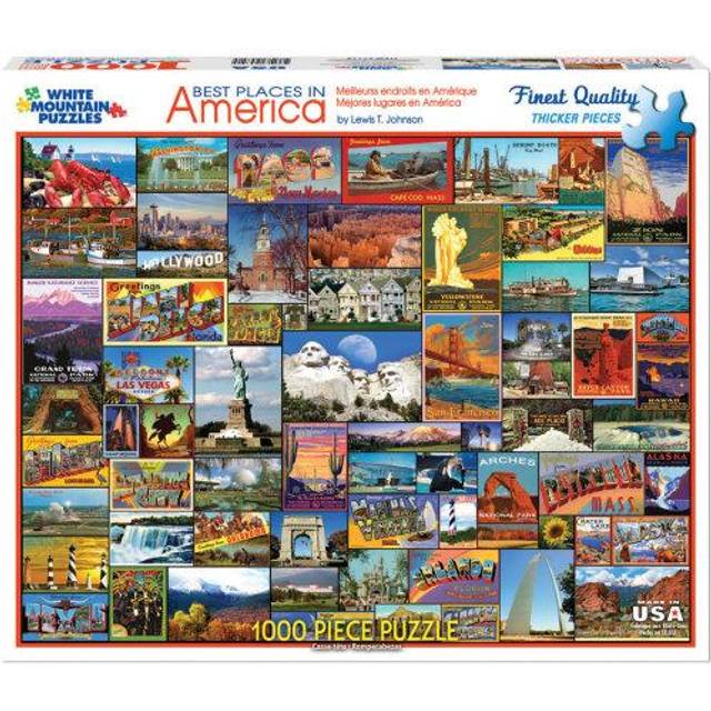 Best Places in America 1000 Piece Puzzle