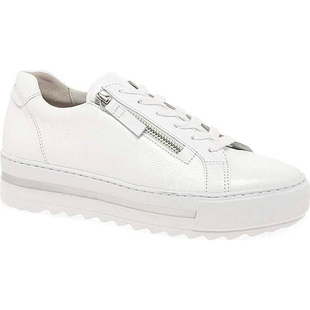 'Heather' Casual Trainers - White - 5.5