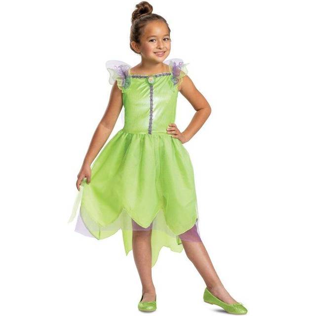 Förklädnad 141079L-EU-6 Tinker Bell Classic (Eu) fin klänning, S (5-6), multi