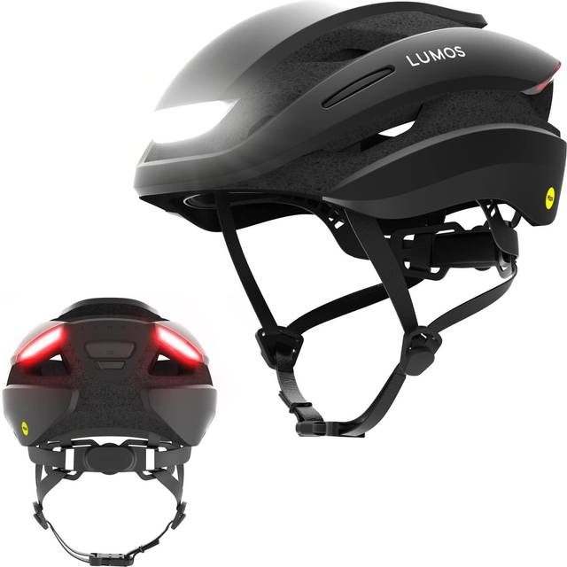 Lumos Ultra MIPS cykelhjälm LED Charcoal Black M/L (54-61 cm) - Svart