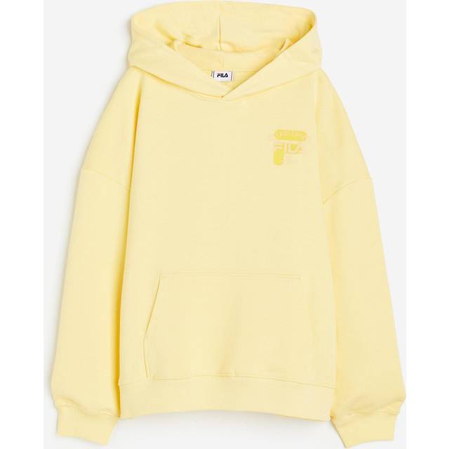 FILA Dam BAKUM överdimensionerad hoodie, Pale Banana, XL, Blekgul (Pale Banana), XL
