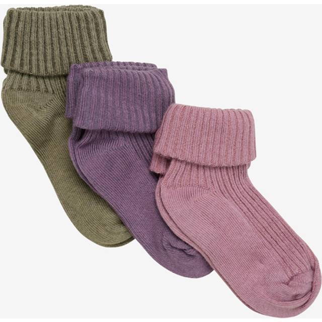 MINYMO Baby Sock Rib (3 Pack) |Multi/patterned |11\14