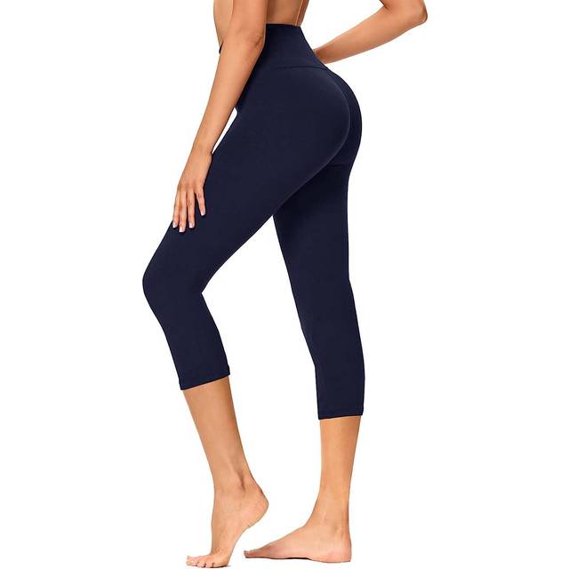 GAYHAY High Waisted Capri Leggings for Women - Soft Slim Yoga Pants for Running Cycling Workout