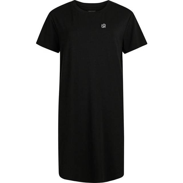 URBAN QUEST Women Bamboo S/S Night Dress |Svart |XS