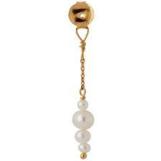 Petit Pearl Berries Behind Ear Earring - Förgyllt-Silver Sterling 925 (Onesize)