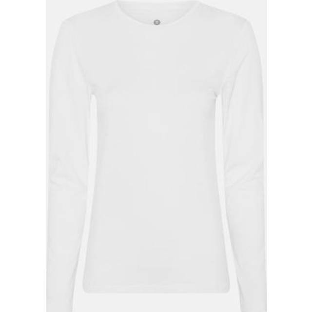 JBS of Denmark Bamboo Long Sleeve Top - White - Large * Kampanj *