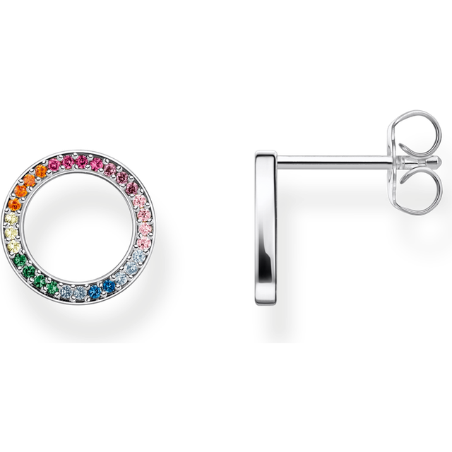 Thomas Sabo Together In Diversity Silver Zirconia Earrings