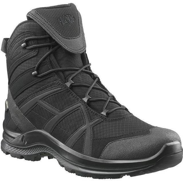 Haix Black Eagle Athletic 2.1 GTX mid/Black New: Optimized Design - Robust Shoes for Work and Leisure. 45